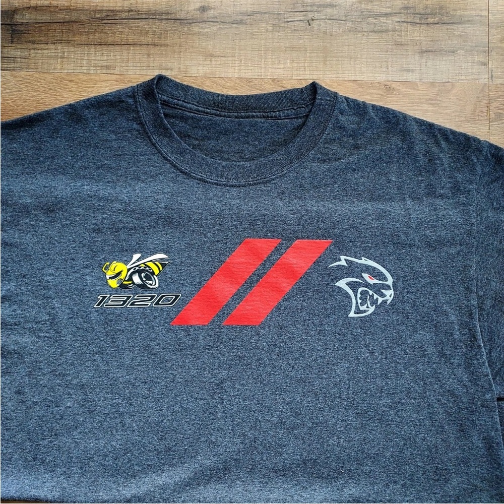 Dodge Challenger/Charger Scatpack Hellcat Men's Sz S Gray T-Shirt size is an est - Picture 2 of 4